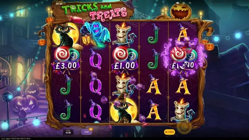 Tricks And Treats slot screenshot 3