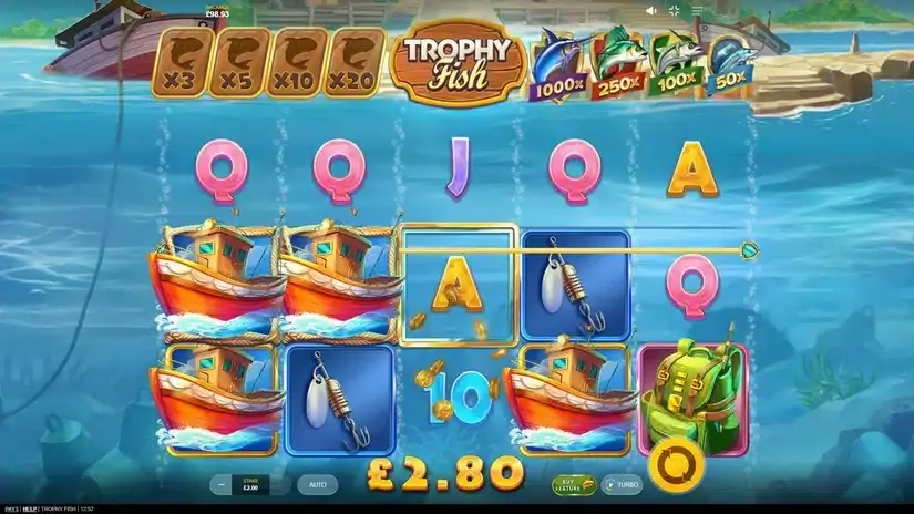 Trophy Fish slot screenshot