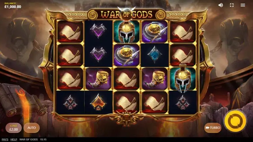 War of Gods slot screenshot 