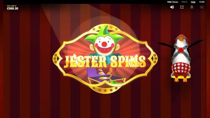 Wild Circus slot screenshot 3