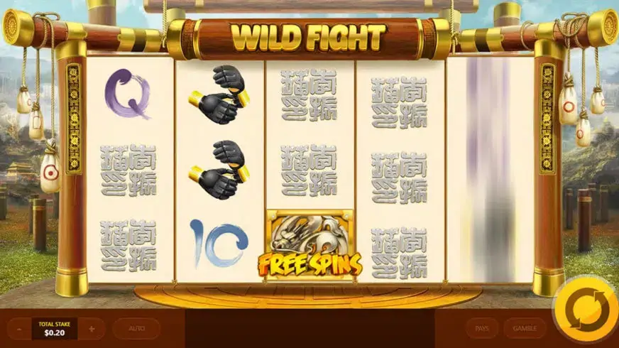 Wild Fight slot screenshot 1