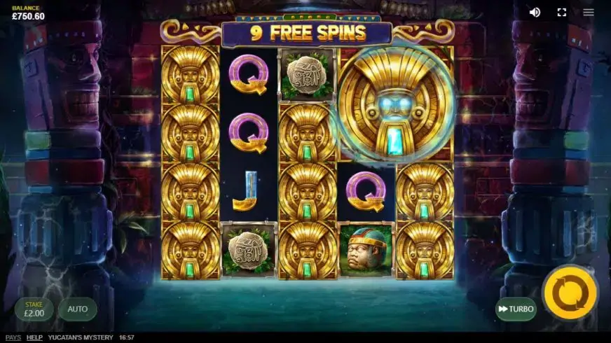 Yucatan’s Mystery slot screenshot 