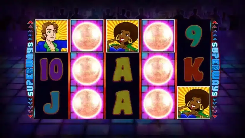 Disco Fever slot screenshot 2