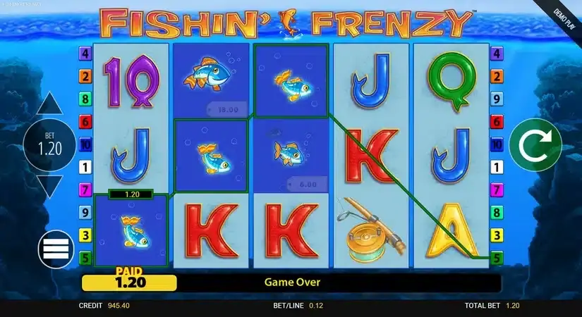 Fishin’ Frenzy slot screenshot 2