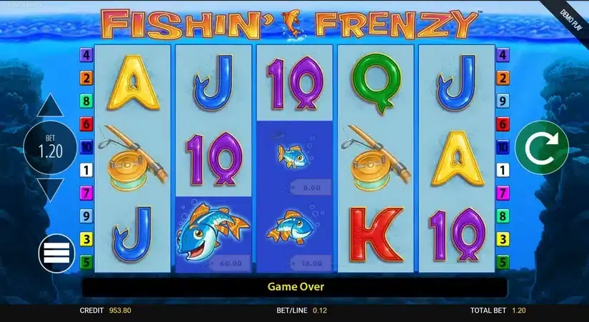 Fishin’ Frenzy slot screenshot 