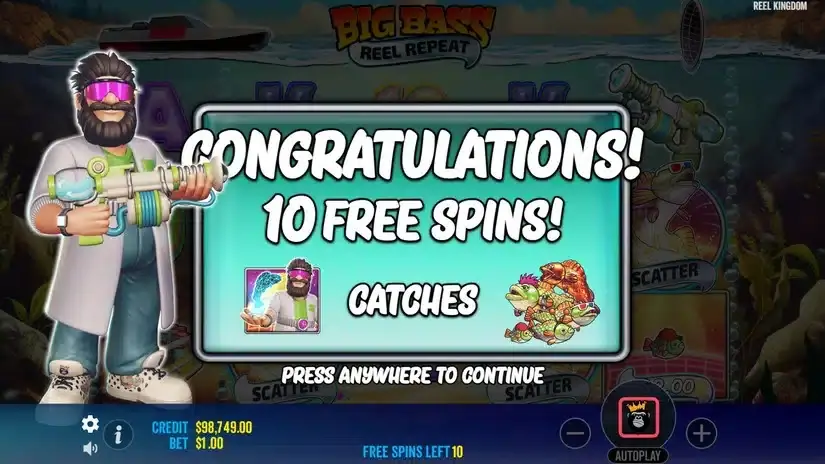 Big Bass Reel Repeat slot screenshot 3