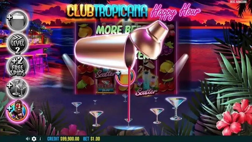Club Tropicana Happy Hour slot screenshot 3