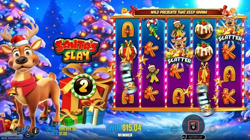 Santa’s Slay slot screenshot 4