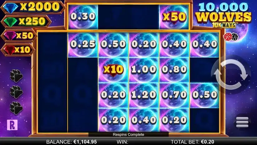 10,000 Wolves 10K Ways slot screenshot 5