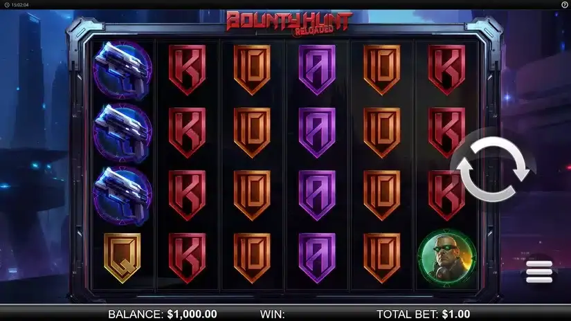 Bounty Hunt Reloaded slot screenshot 1