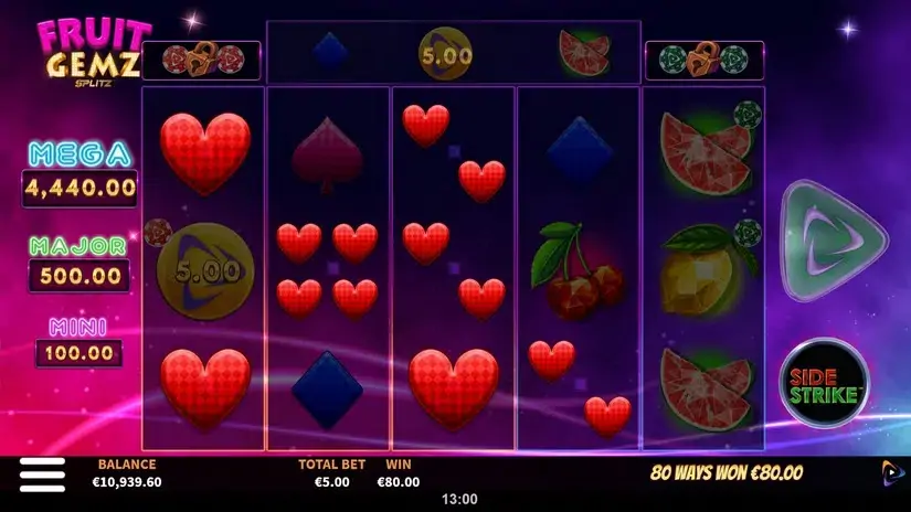 Fruit Gemz Splitz slot screenshot 4