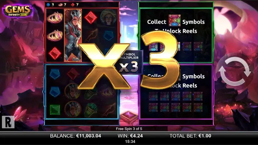 Gems Infinity Reels slot screenshot 5