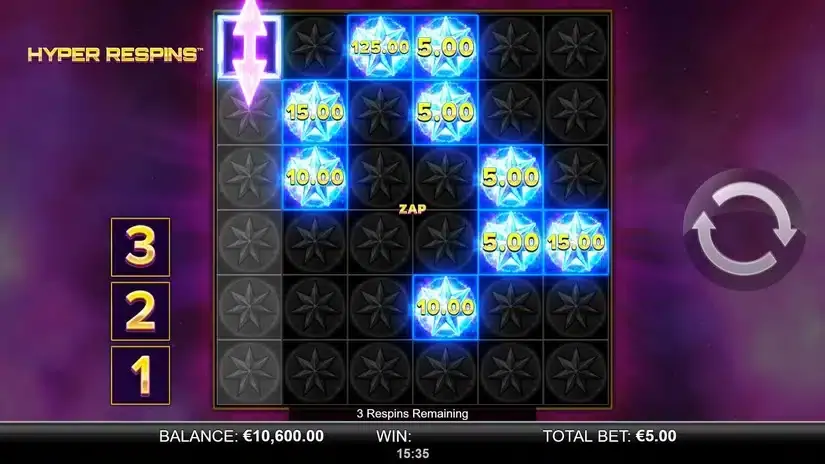 Hyper Respins slot screenshot 4