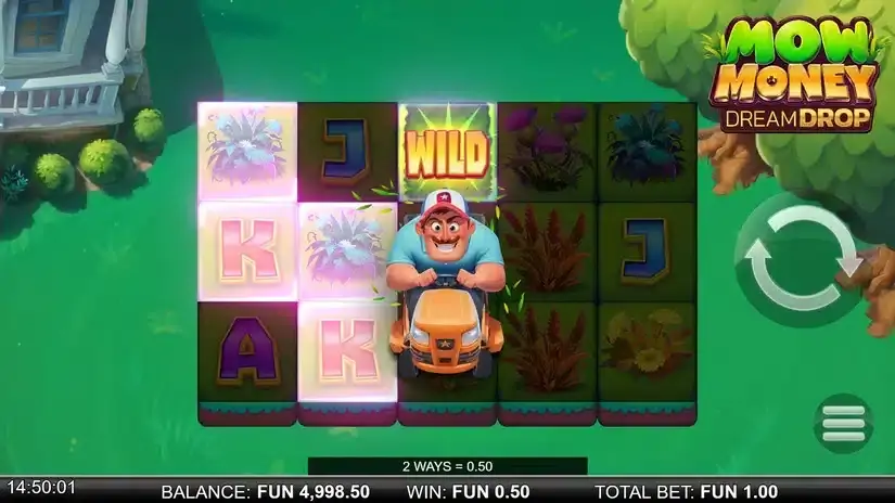 Mow Money Dream Drop slot screenshot 2