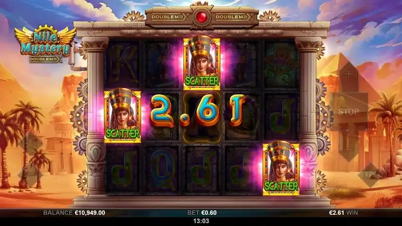 Nile Mystery DoubleMax slot screenshot 2