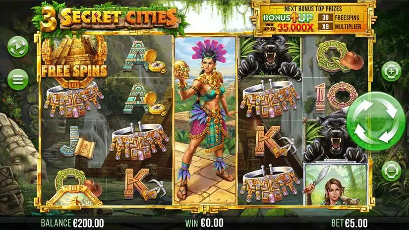 3 Secret Cities slot screenshot 4
