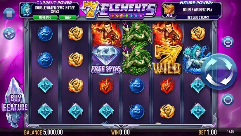 7 Elements slot screenshot 1