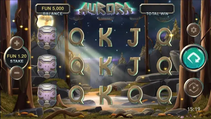 Aurora slot screenshot 1