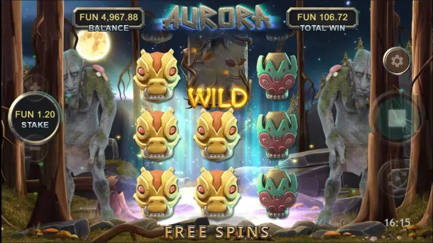 Aurora slot screenshot 5