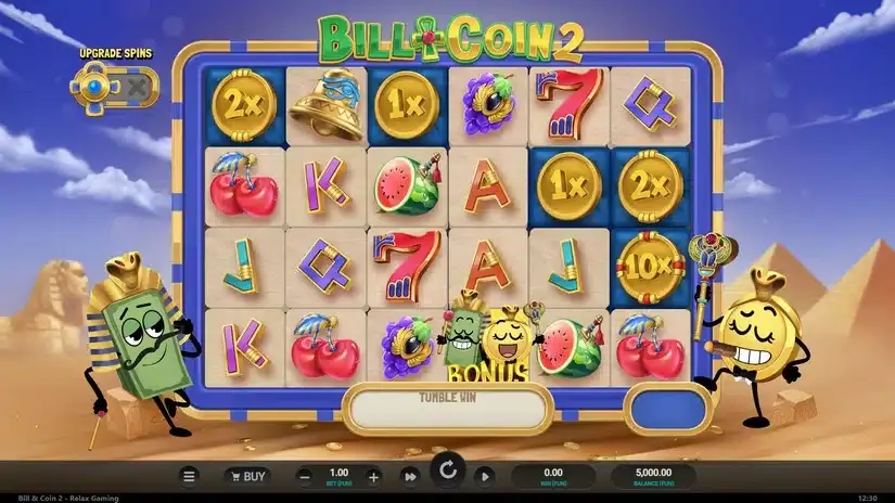 Bill & Coin 2 Mummy Mischief slot screenshot