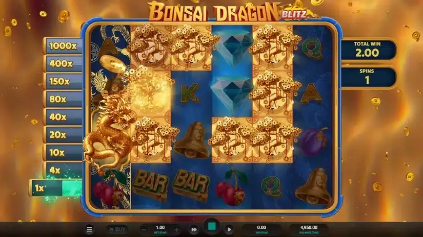 Bonsai Dragon Blitz Dream Drop slot screenshot