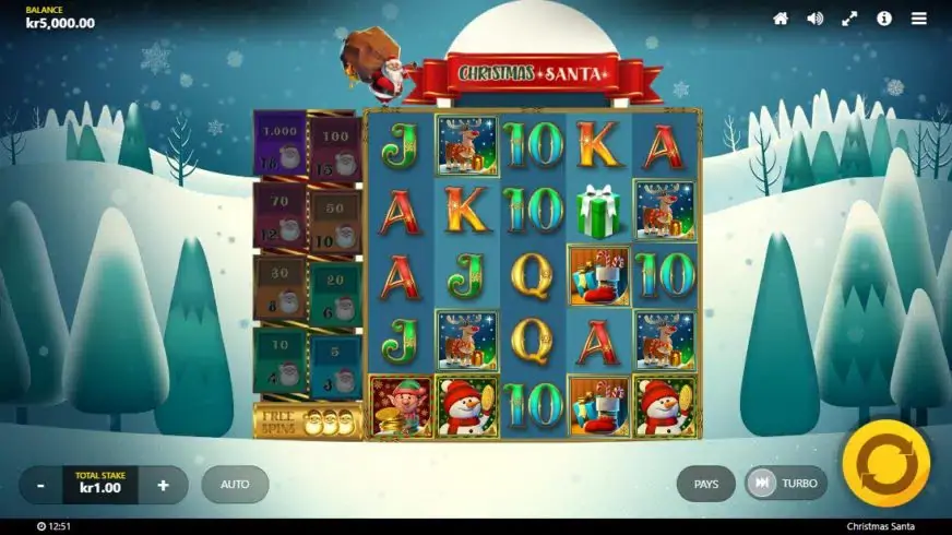 Christmas Santa slot screenshot 1