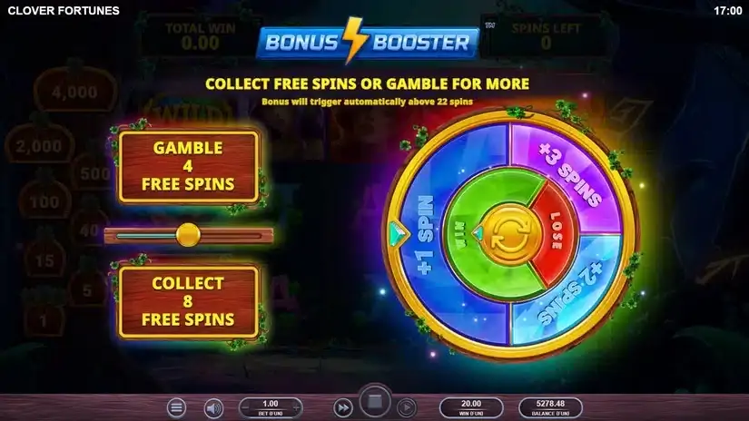 Clover Fortunes slot screenshot 5