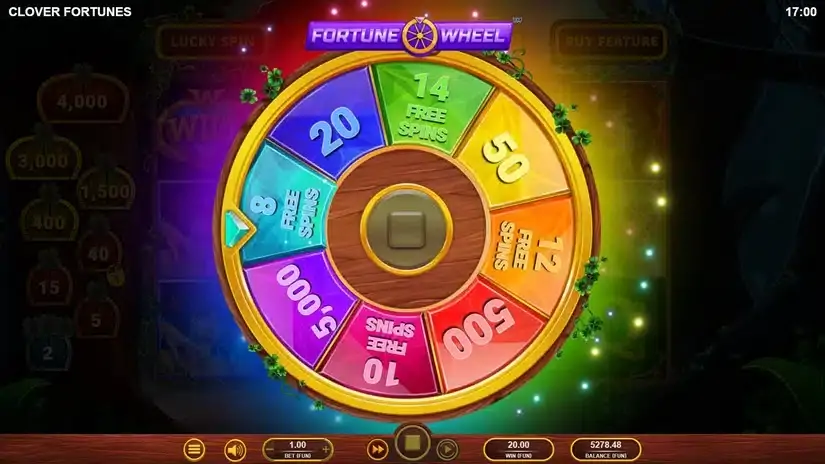 Clover Fortunes slot screenshot 3