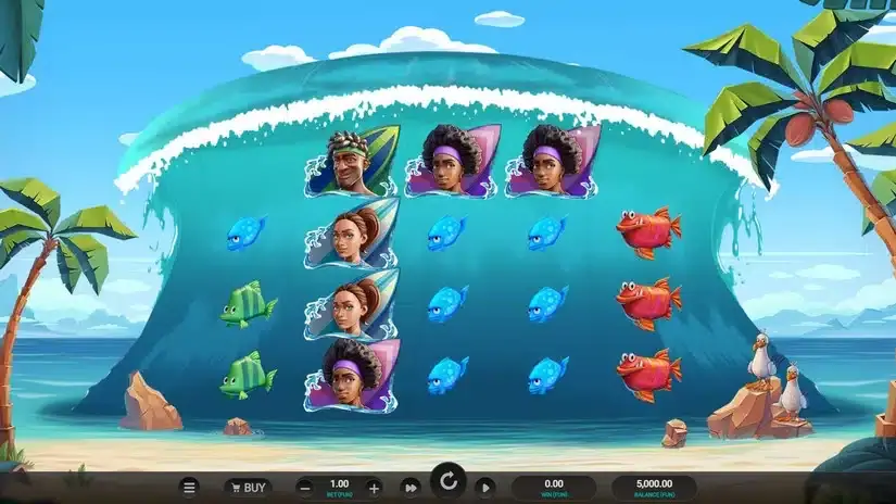 Cowabunga Dream Drop slot screenshot 1