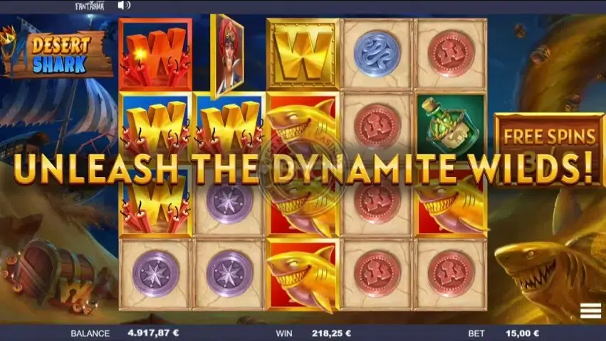 Desert Shark slot screenshot 5