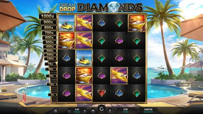 Dream Drop Diamonds slot screenshot 1