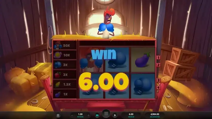 Feather Fury slot screenshot 3