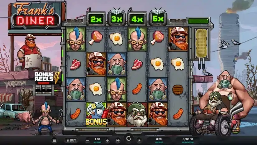 Frank’s Diner slot screenshot