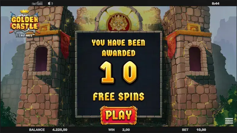 Golden Castle slot screenshot 4