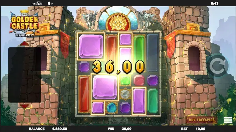 Golden Castle slot screenshot 3