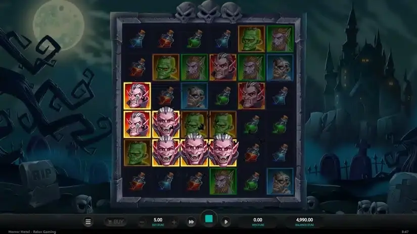 Horror Hotel slot screenshot 2