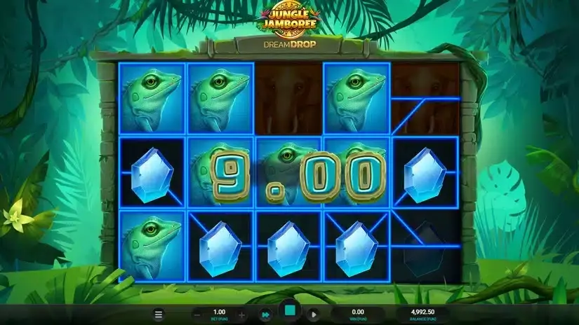 Jungle Jamboree Dream Drop slot screenshot 2