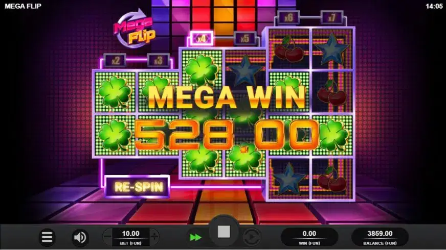 Mega Flip slot screenshot 2