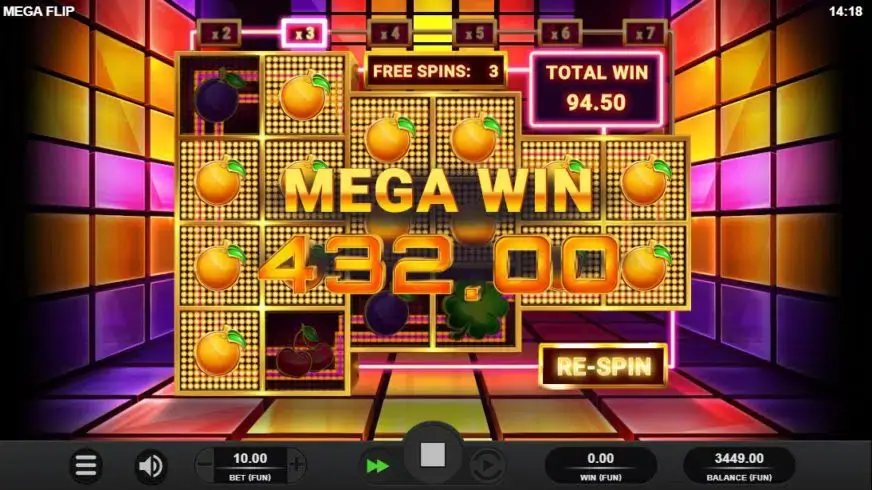 Mega Flip slot screenshot 5