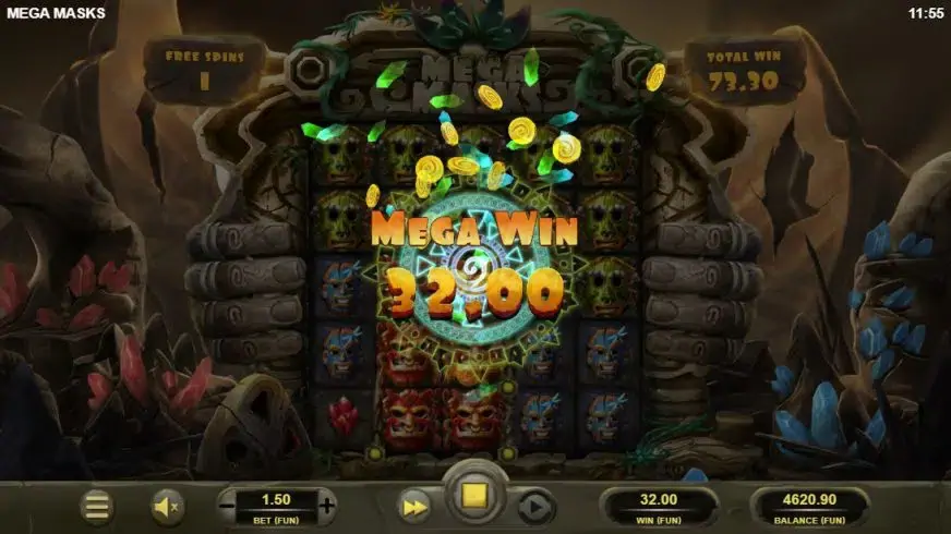 Mega Masks slot screenshot