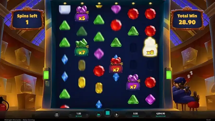 Midnight Marauder slot screenshot 6