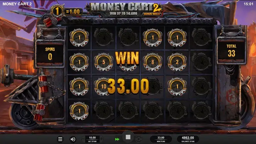Money Cart 2 slot screenshot 3
