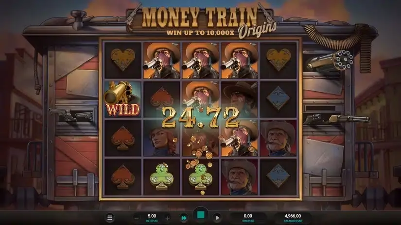 Money Train Origins Dream Drop slot screenshot 2