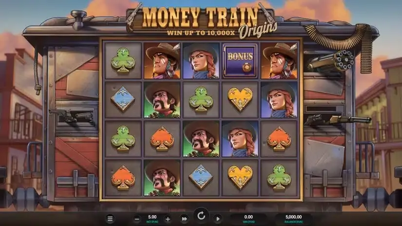 Money Train Origins Dream Drop slot screenshot