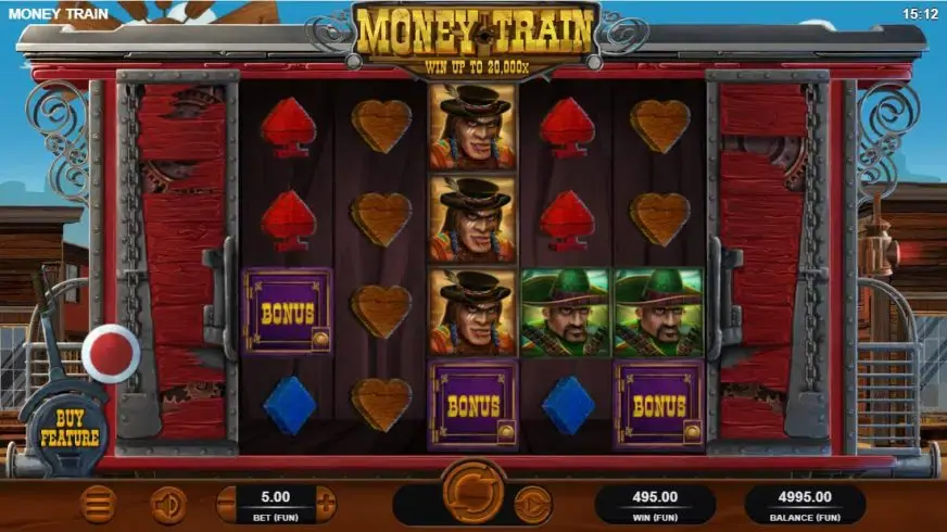 Money Train slot screenshot 2