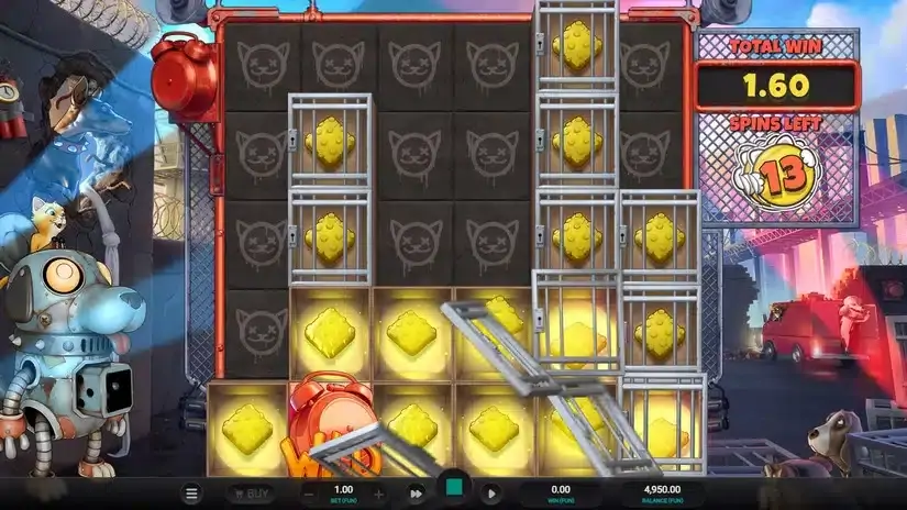 Purrrminator slot screenshot 