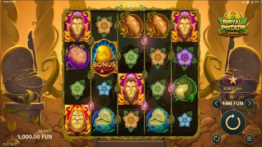 Royal Potato slot screenshot 1