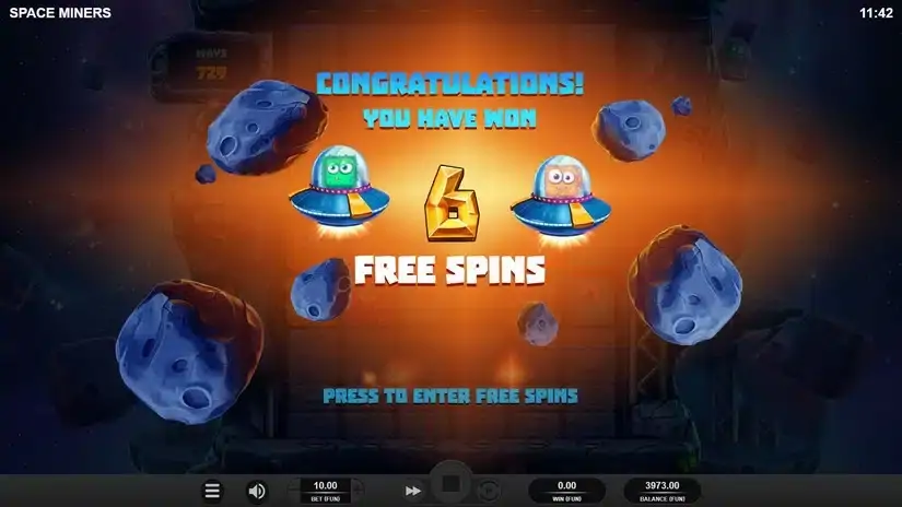 Space Miners slot screenshot 4
