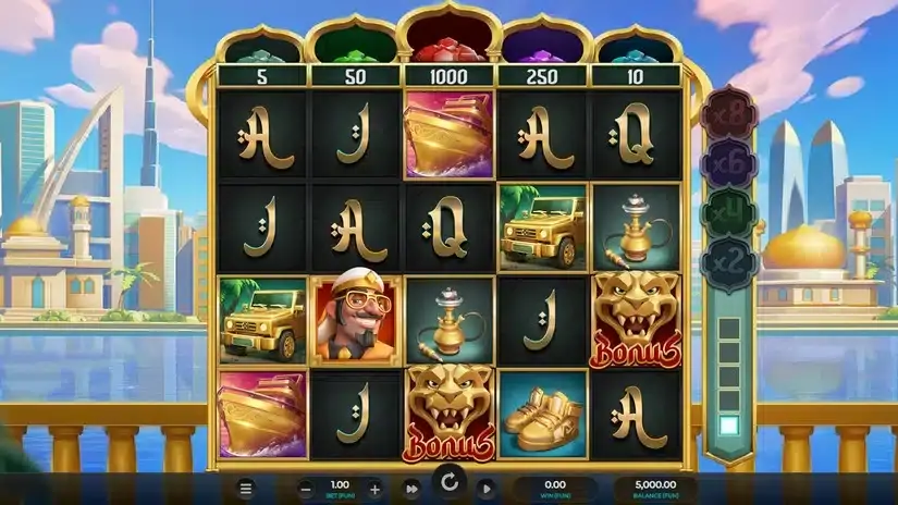 Sultan Spins slot screenshot 1