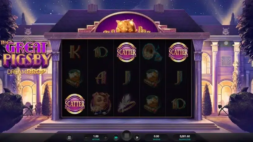 The Great Pigsby Dream Drop slot screenshot 3